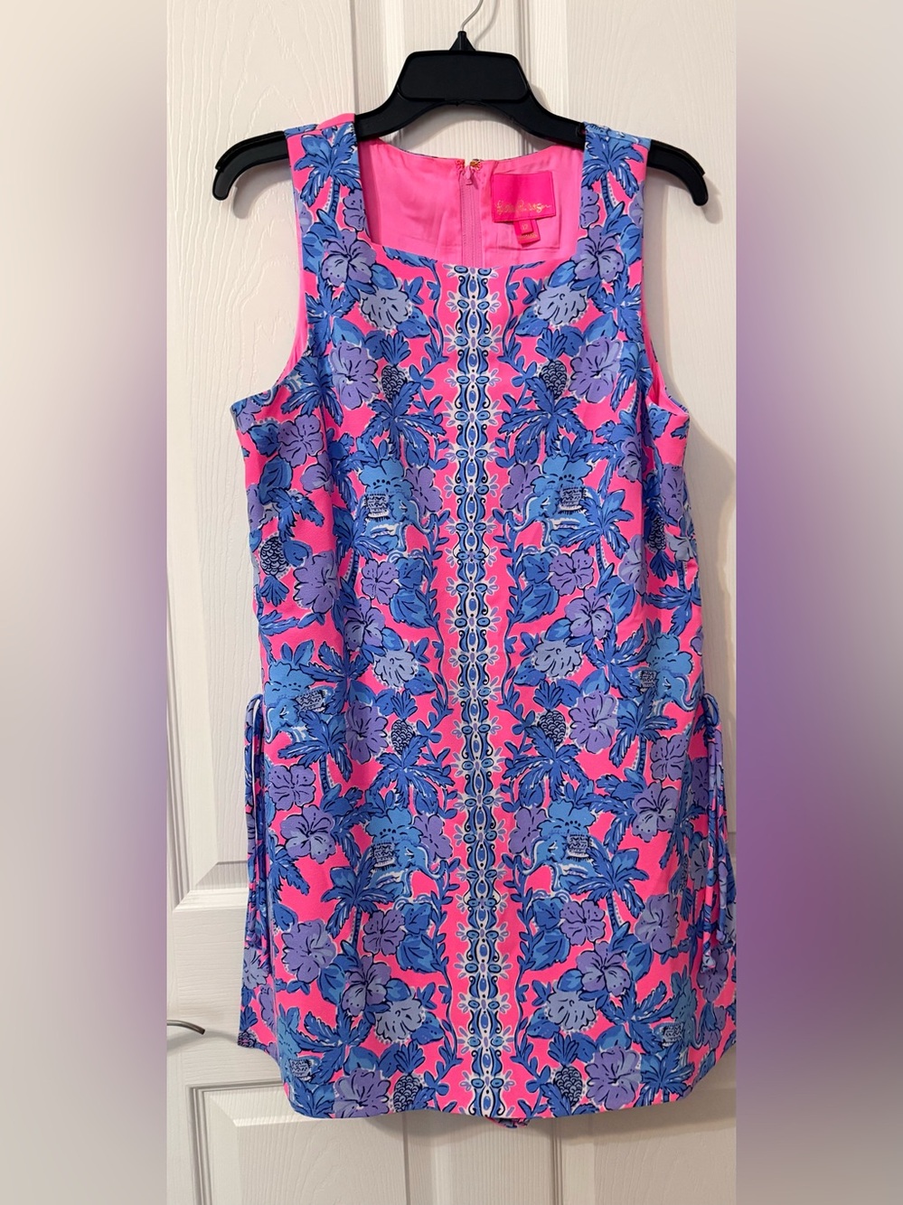 Lilly Pulitzer Pink & Blue Floral Sleeveless Romper
